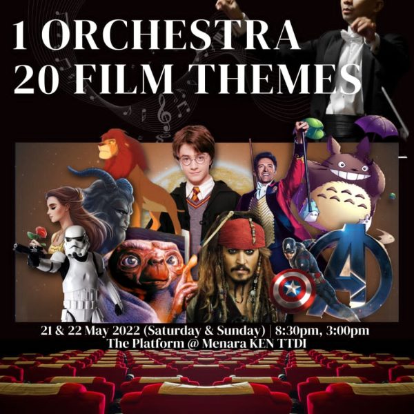 1 Orchestra 20 Film Themes" by the Selangor Symphony Orchestra